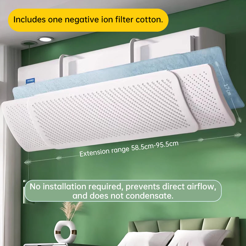 AC Wind Deflector Adjustable Air Conditioner Diffuser