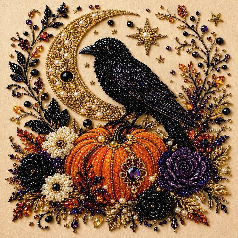 Spooky Ghost Diamond Art Kit Halloween DIY Wall Decor