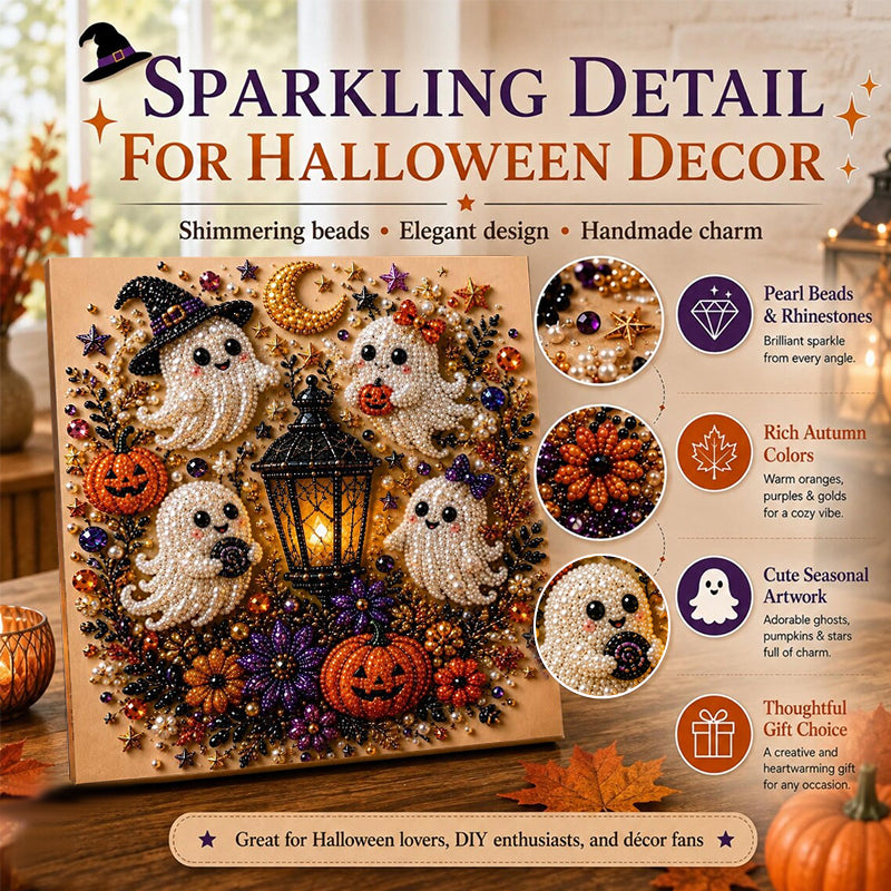 Spooky Ghost Diamond Art Kit