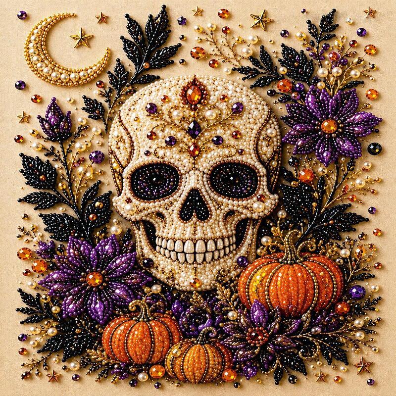 Spooky Ghost Diamond Art Kit