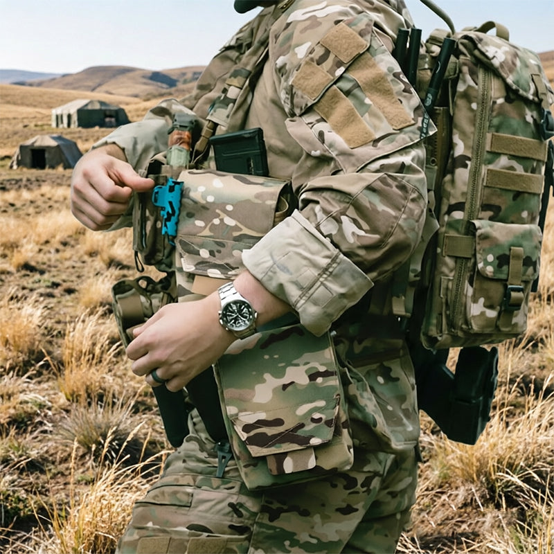 Tactical Laser Cut MOLLE Admin Pouch