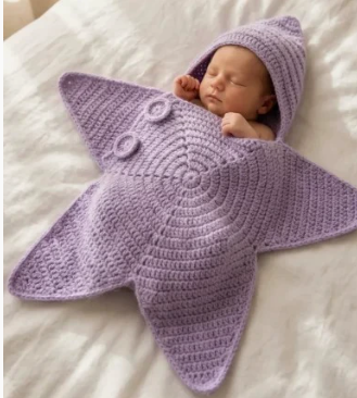 Starfish Baby Romper