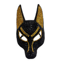 Sparkly Anubis Mask Rhinestone Egyptian 
