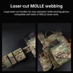 Tactical Laser Cut MOLLE Admin Pouch