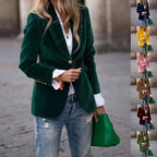 Women's Velvet Lapel Blazer
