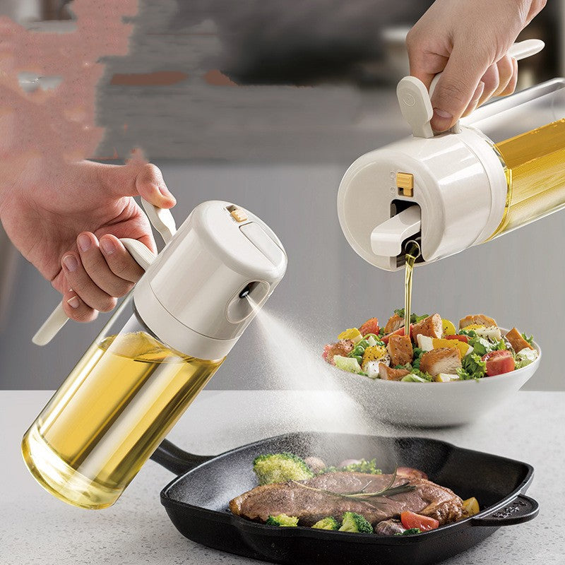 2-in-1 Oil Sprayer & Dispenser Bottle 