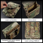 Tactical Laser Cut MOLLE Admin Pouch