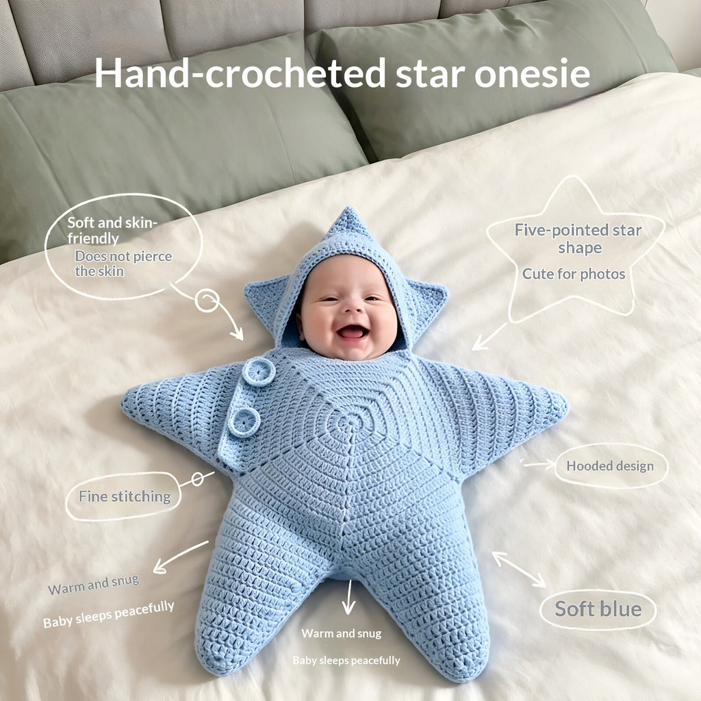 Starfish Baby Romper